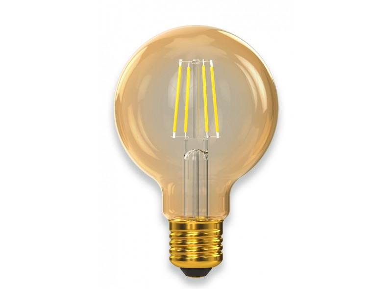 Лампа світлодіодна Luxel (4820228830977) G80, 5Вт, E27, 2500К